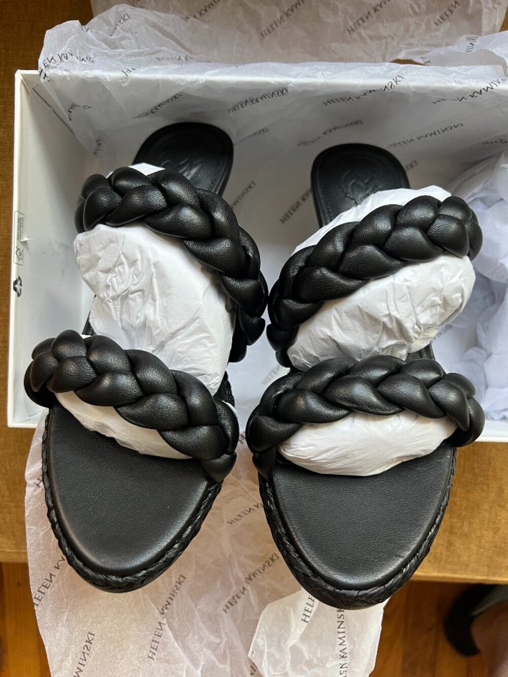 HELEN KAMINSKI - ASTURIA Sandal - Black leather - BNIB Sz 40 EU
